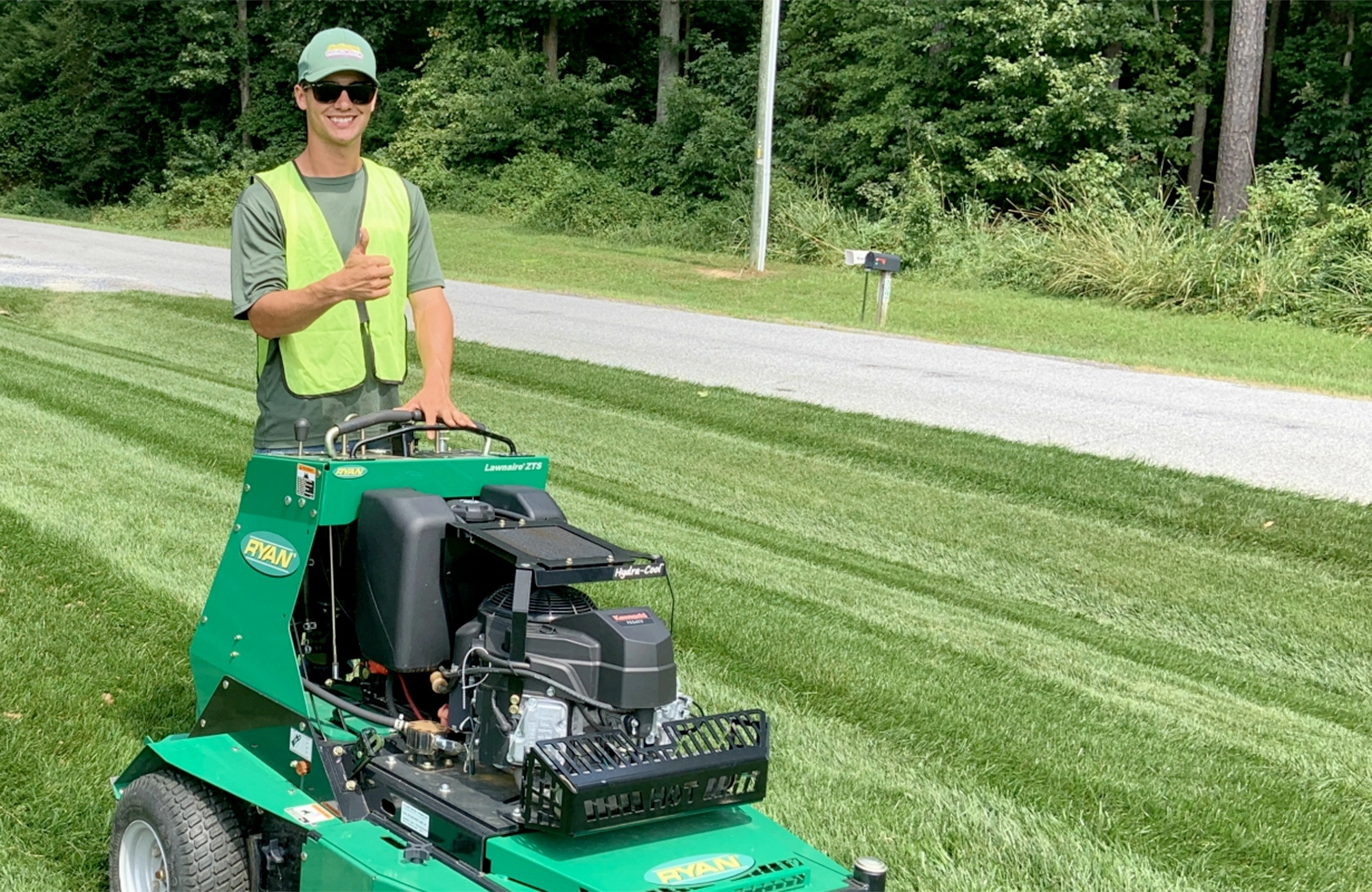 <h3>Aeration & Seeding</h3>
<p>Among the many possible lawn care maintenance processes to choose from that lawns should receive each year; few are more important than aeration and seeding. This mechanical process is essential in providing lawns with the building blocks they need to stay full and healthy year-round.</p>