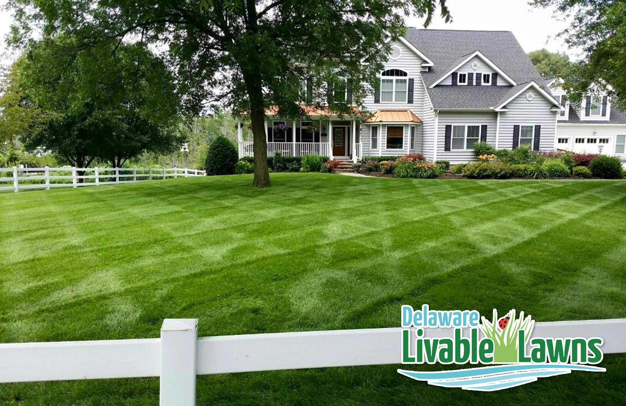 <h3>Livable Lawns Program</h3>
<p>Did you know that the EPA considers stormwater runoff from yards, streets, parking lots and other areas to be one of the most significant sources of contamination in our country’s waters? Delaware Livable Lawns aims to certify lawn care companies that follow environmentally-friendly practices in fertilizer application. We are proud to be a certified livable lawn company and be a partner as stewards of our environment.</p>